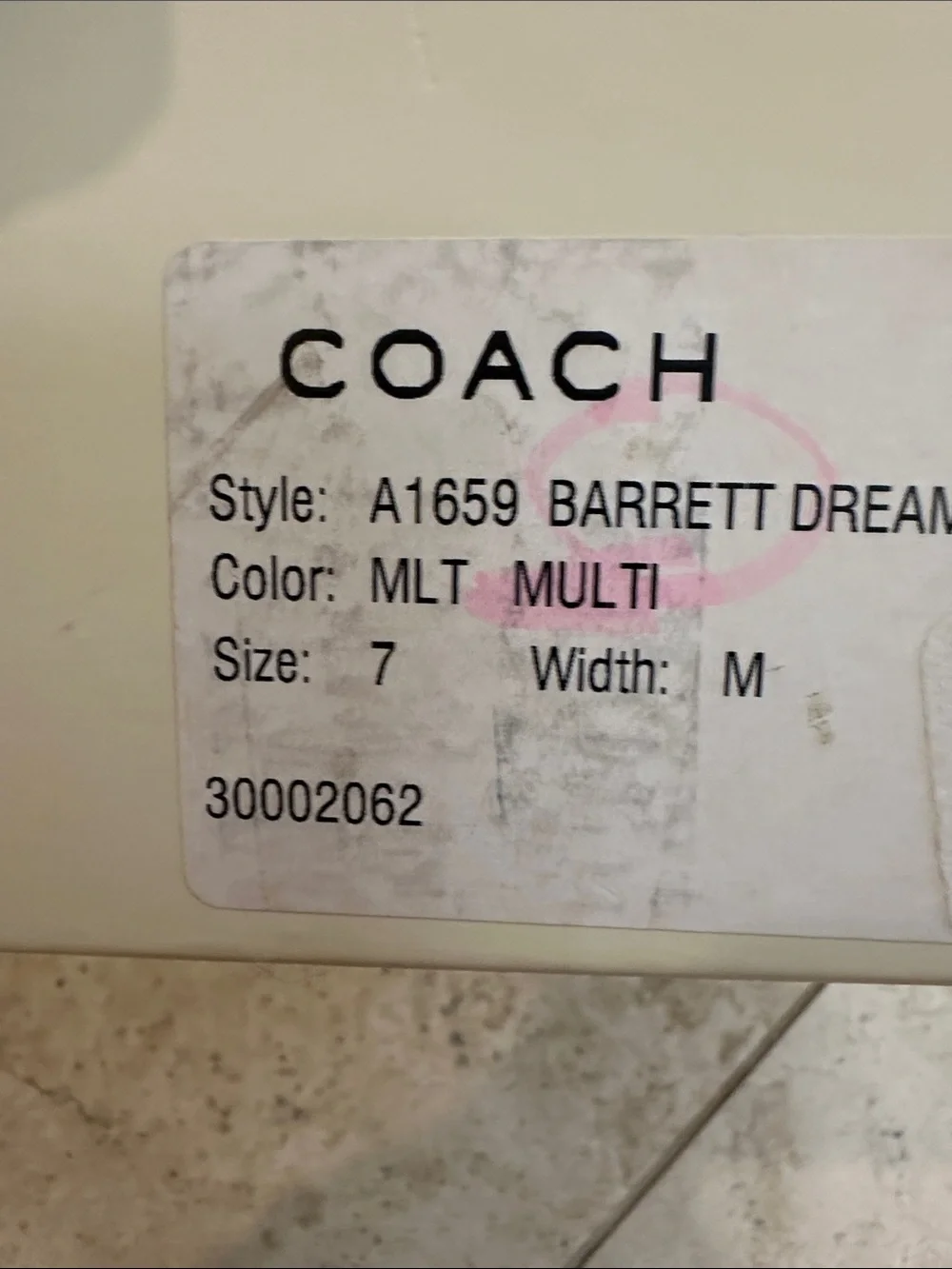 New Coach Pink White Sneakers with Pink and Multicolor Signature Print